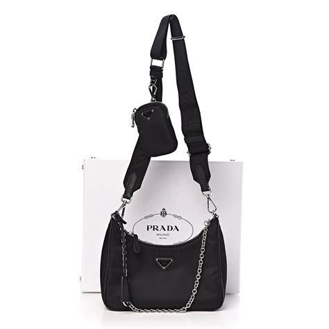 prada re edition nylon bag black